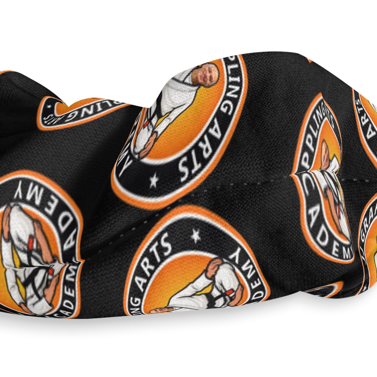 JJ Grappling Arts Academy Logo Printed Hair Scrunchie