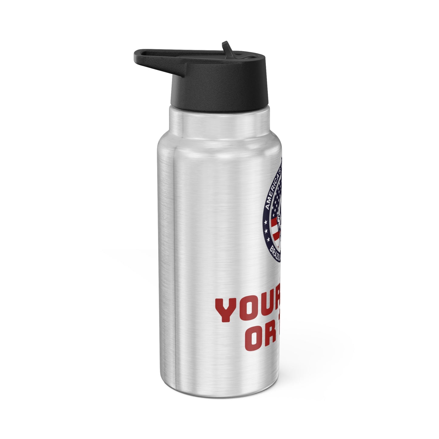 PERSONALIZABLE America's Future Leaders Brazilian Jiu Jitsu Stainless Steel Gator Tumbler, 32oz