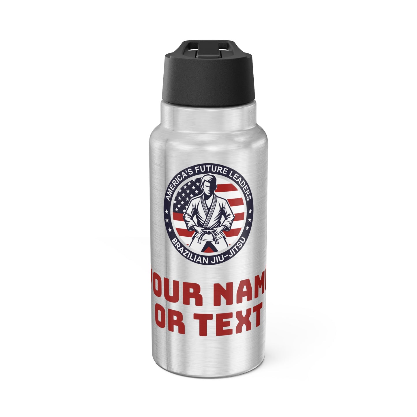 PERSONALIZABLE America's Future Leaders Brazilian Jiu Jitsu Stainless Steel Gator Tumbler, 32oz