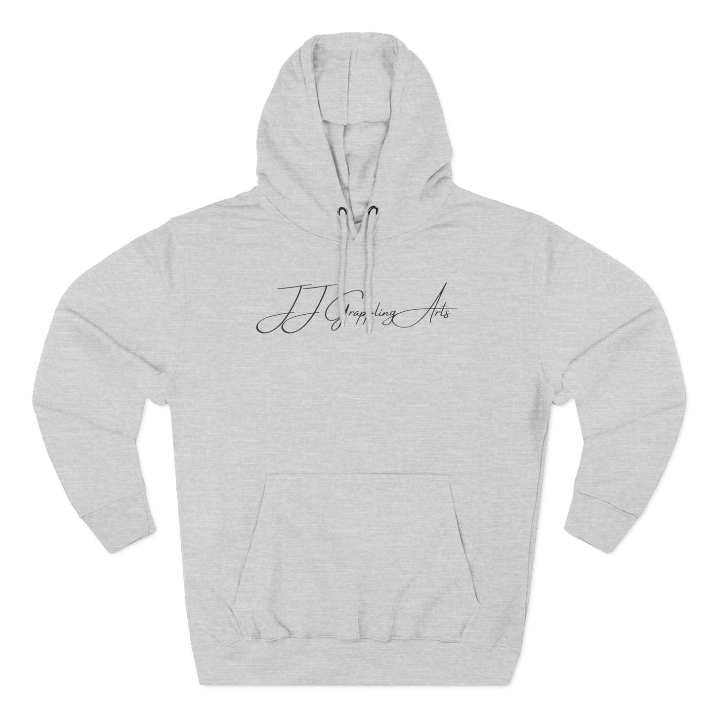 JJ Grappling Arts Signature Minimalist Three-Panel Fleece Hoodie, 4 Colors - Lane Seven