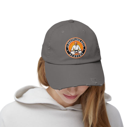 JJ Grappling Arts Academy Unisex Distressed Cap, 6 Colors