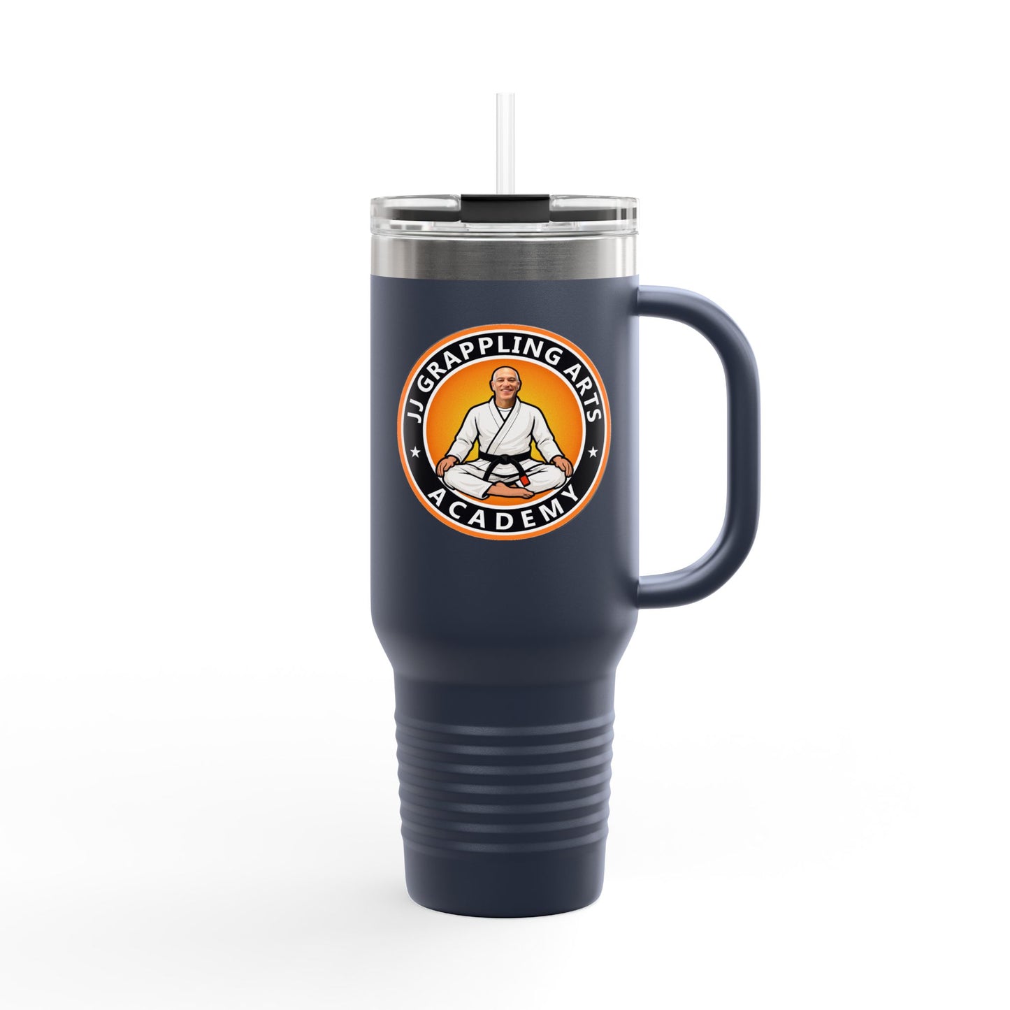 PERSONALIZED JJ Grappling Arts Academy Insulated Travel Mug, 40oz, 8 Colors