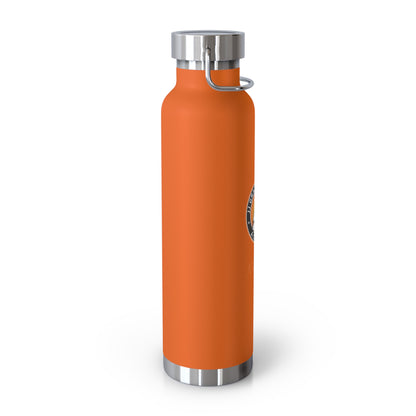 PERSONALIZED JJ Grappling Arts Academy Copper Vacuum Insulated Bottle, 22oz, 7 Colors
