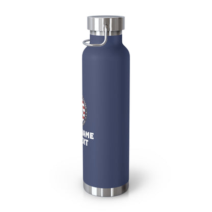 PERSONALIZABLE America's Future Leaders Brazilian Jiu Jitsu Copper Vacuum Insulated Bottle, 22oz