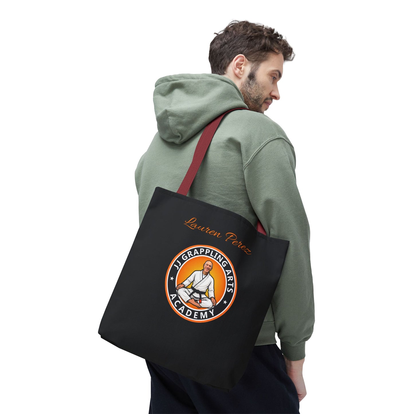 PERSONALIZED JJ Grappling Arts Academy Gi Tote Bag, 5 Handle Colors