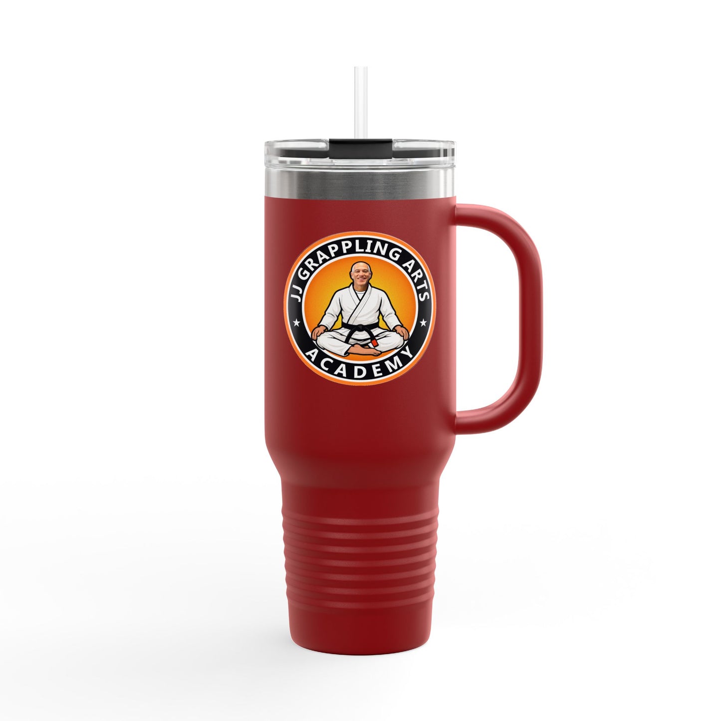PERSONALIZED JJ Grappling Arts Academy Insulated Travel Mug, 40oz, 8 Colors