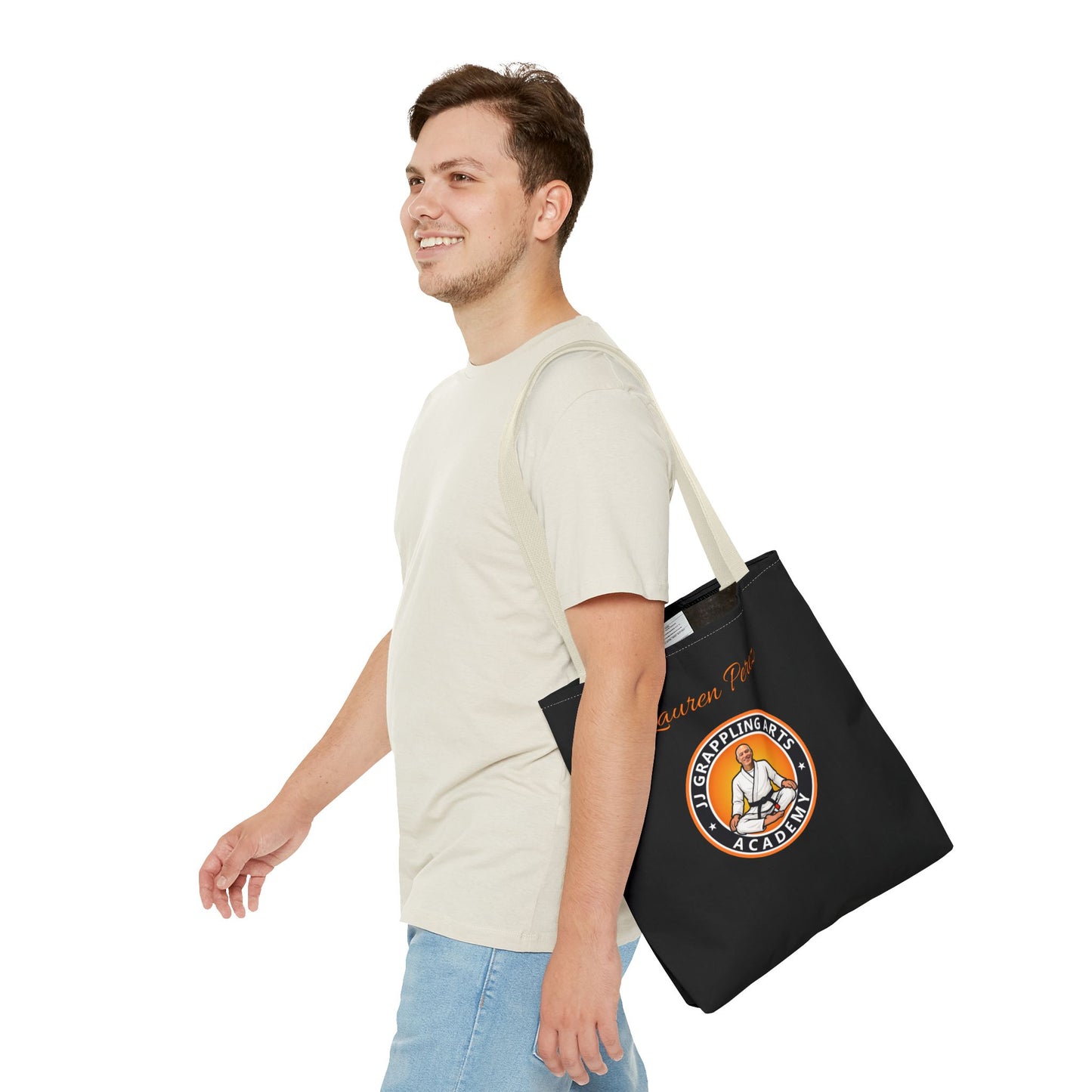 PERSONALIZED JJ Grappling Arts Academy Gi Tote Bag, 5 Handle Colors