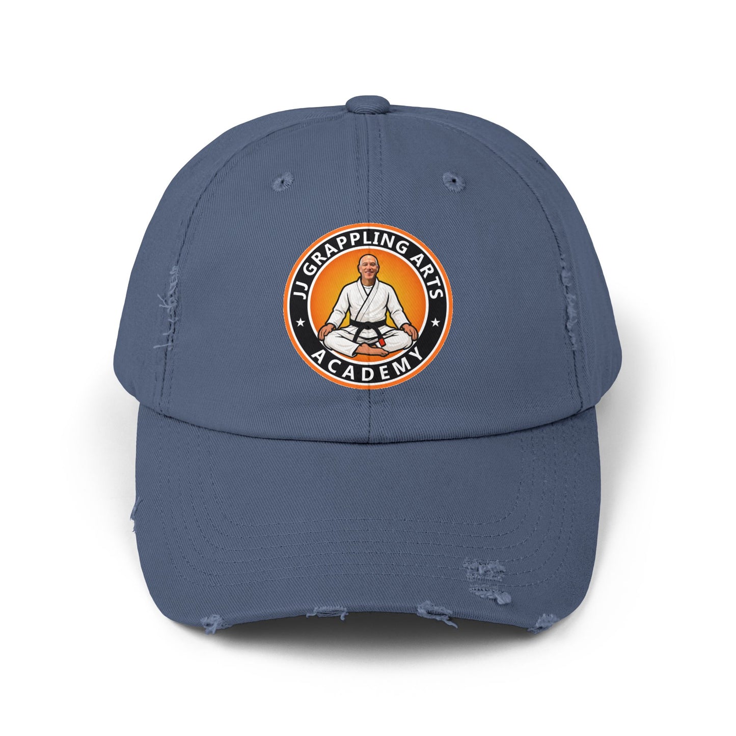 JJ Grappling Arts Academy Unisex Distressed Cap, 6 Colors
