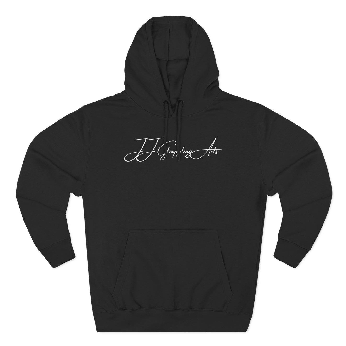 JJ Grappling Arts Signature Minimalist Three-Panel Fleece Hoodie, 4 Colors - Lane Seven