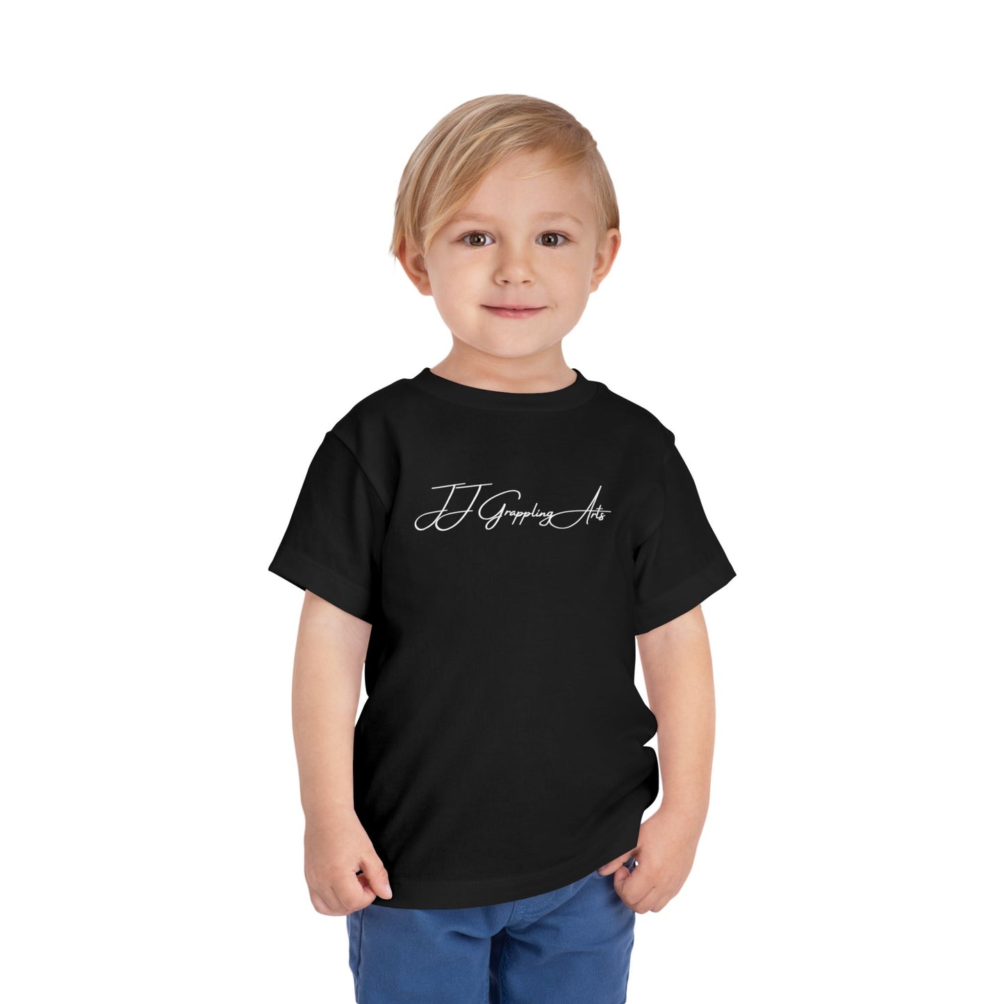 JJ Grappling Arts Signature Minimalist Toddler Short Sleeve Tee, 4 Colors - Bella+Canvas