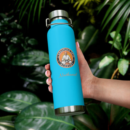 PERSONALIZED JJ Grappling Arts Academy Copper Vacuum Insulated Bottle, 22oz, 7 Colors