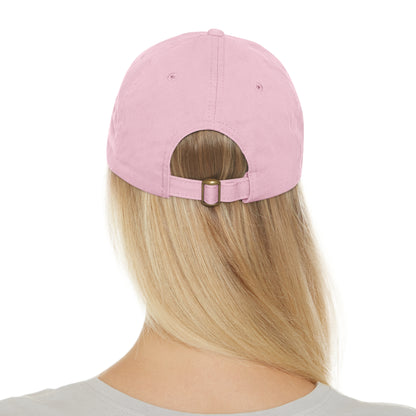 JJ Grappling Arts Academy UNISEX Dad Hat with Black Leather Patch, 4 Colors