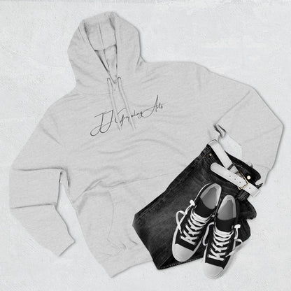JJ Grappling Arts Signature Minimalist Three-Panel Fleece Hoodie, 4 Colors - Lane Seven