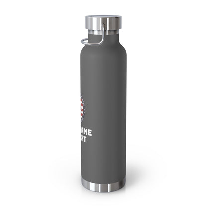 PERSONALIZABLE America's Future Leaders Brazilian Jiu Jitsu Copper Vacuum Insulated Bottle, 22oz