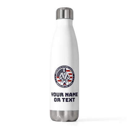 PERSONALIZABLE America's Future Leaders Brazilian Jiu Jitsu 20oz Insulated Water Bottle, 20 oz