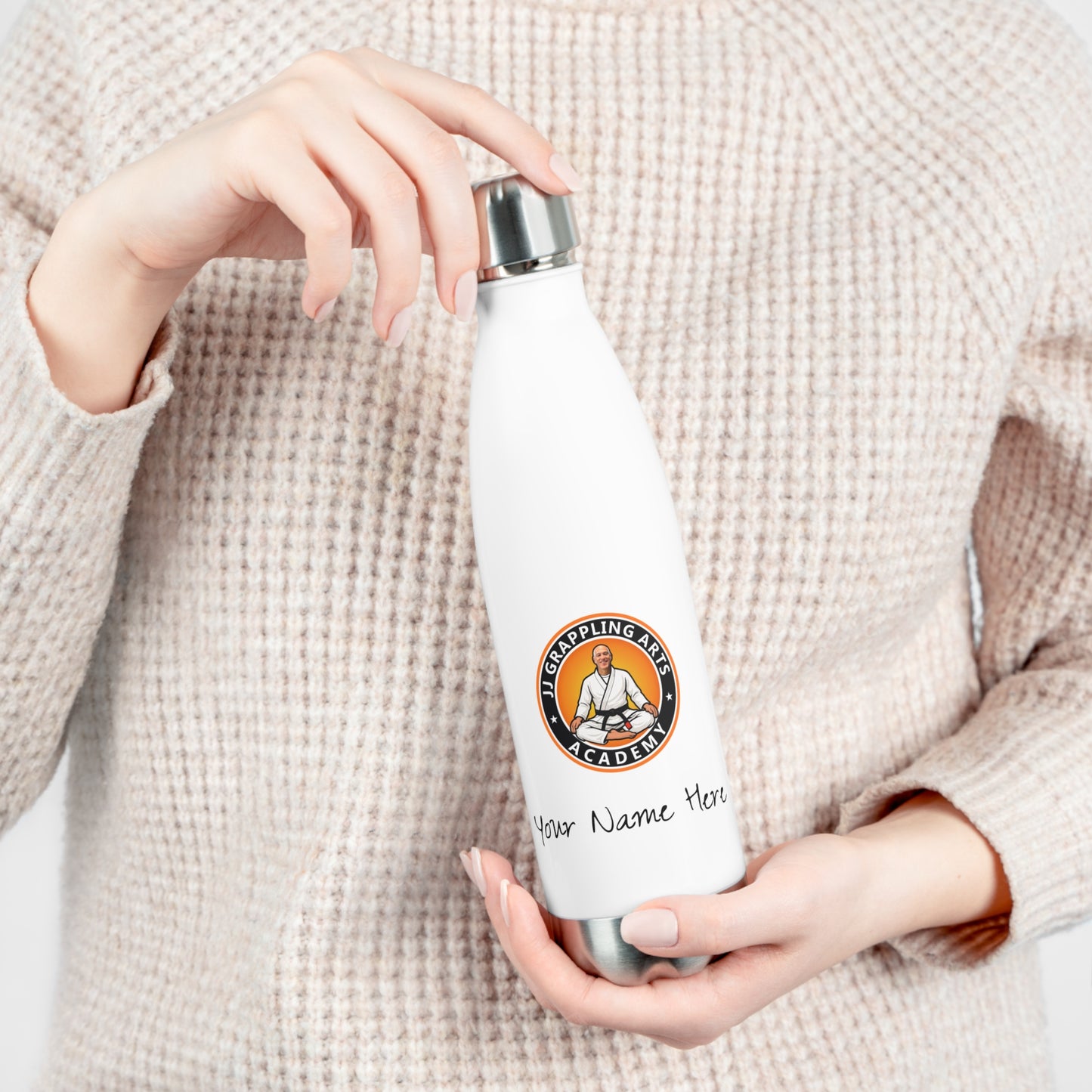 PERSONALIZED JJ Grappling Arts 20oz Skinny Insulated Bottle