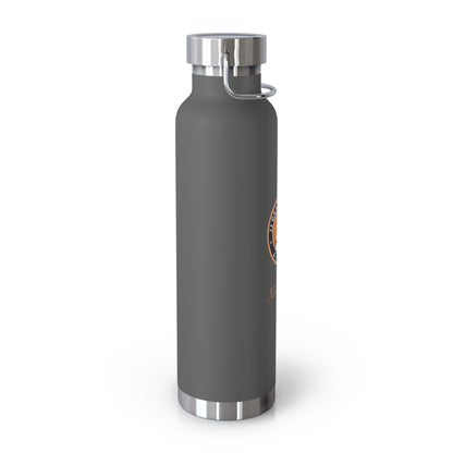 PERSONALIZED JJ Grappling Arts Academy Copper Vacuum Insulated Bottle, 22oz, 7 Colors