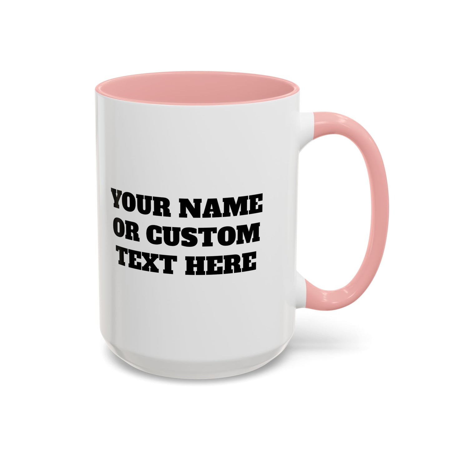 PERSONALIZED JJ Grappling Arts Academy Accent Handle Coffee Mug (11, 15oz), 5 colors