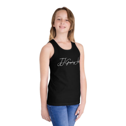 JJ Grappling Arts Signature Minimalist Kid's Jersey Tank Top, 2 Colors - Bella+Canvas