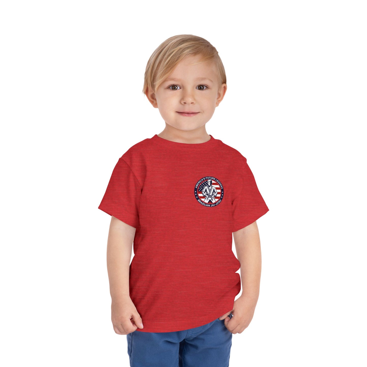 PERSONALIZABLE America's Future Leaders Brazilian Jiu Jitsu Toddler Size Short Sleeve Tee