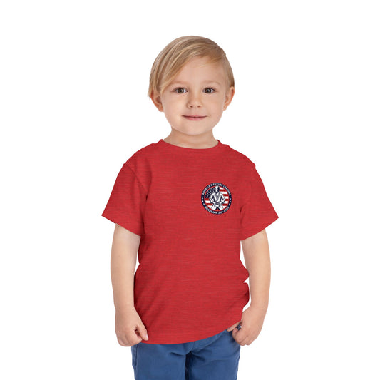 PERSONALIZABLE America's Future Leaders Brazilian Jiu Jitsu Toddler Size Short Sleeve Tee
