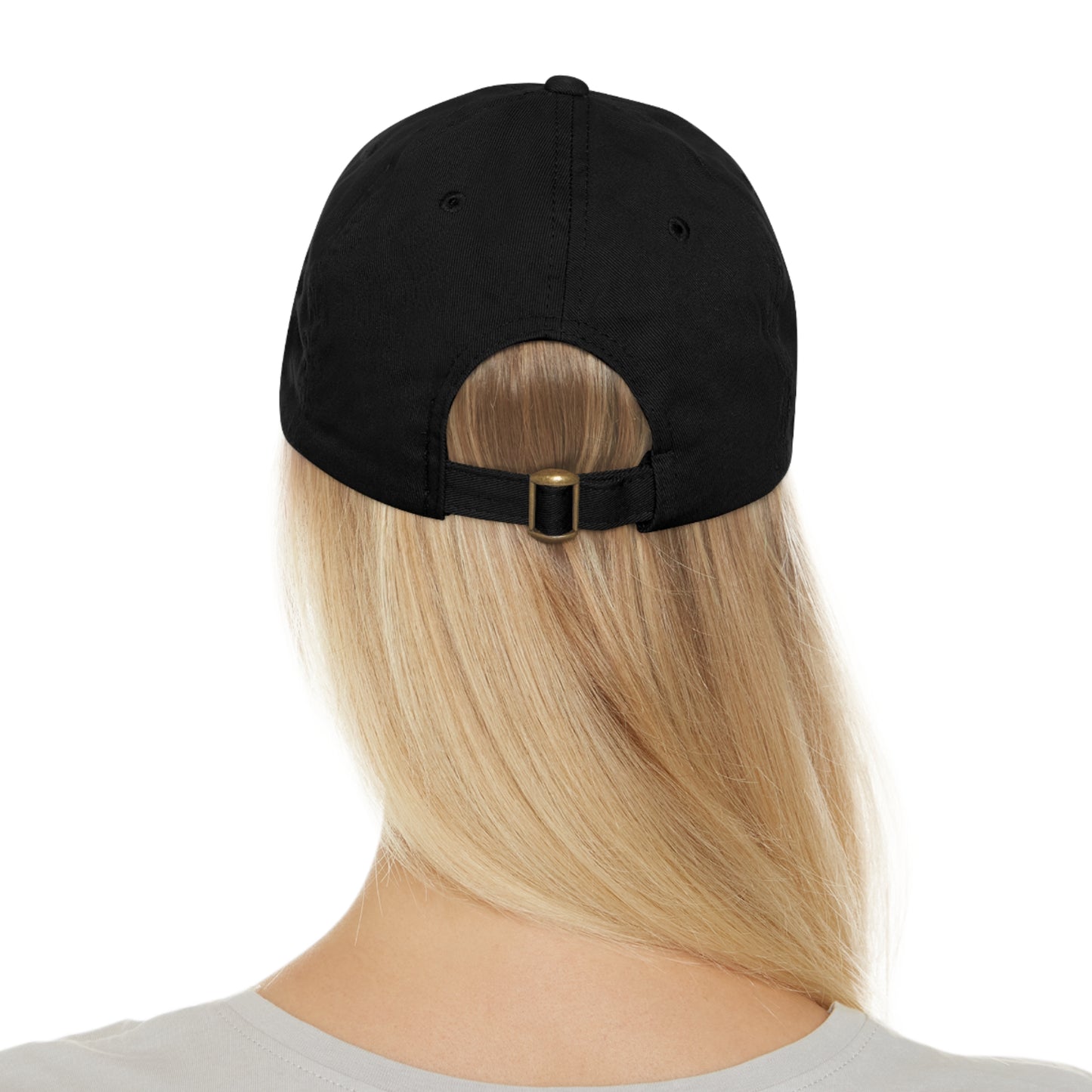JJ Grappling Arts Academy UNISEX Dad Hat with Black Leather Patch, 4 Colors