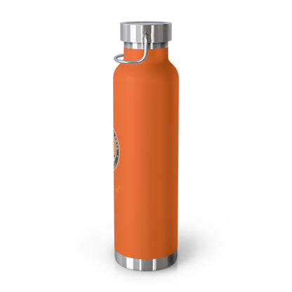 PERSONALIZED JJ Grappling Arts Academy Copper Vacuum Insulated Bottle, 22oz, 7 Colors
