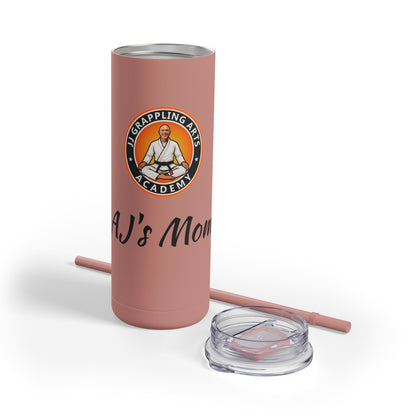 PERSONALIZED JJ Grappling Arts Academy Skinny Matte Tumbler, 20oz, 5 Colors