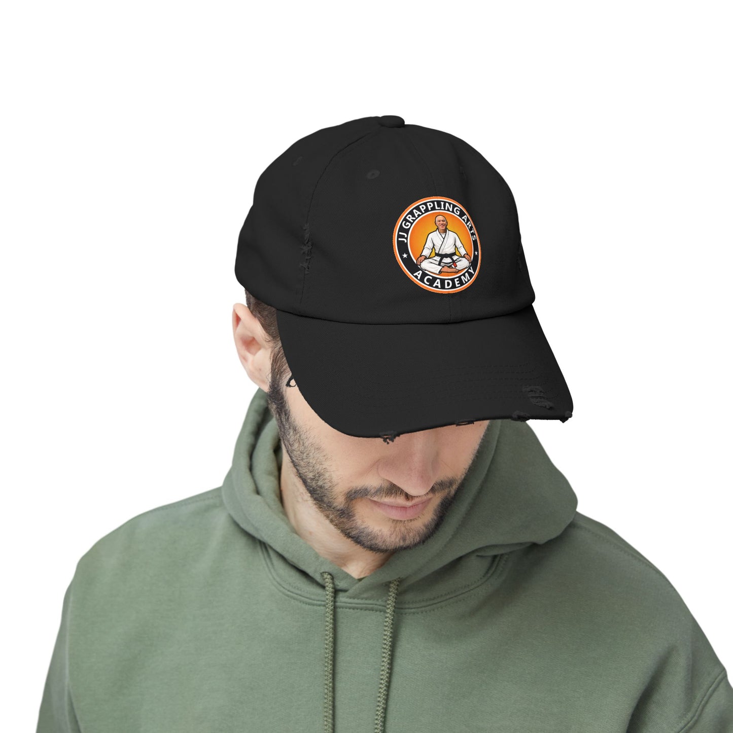 JJ Grappling Arts Academy Unisex Distressed Cap, 6 Colors