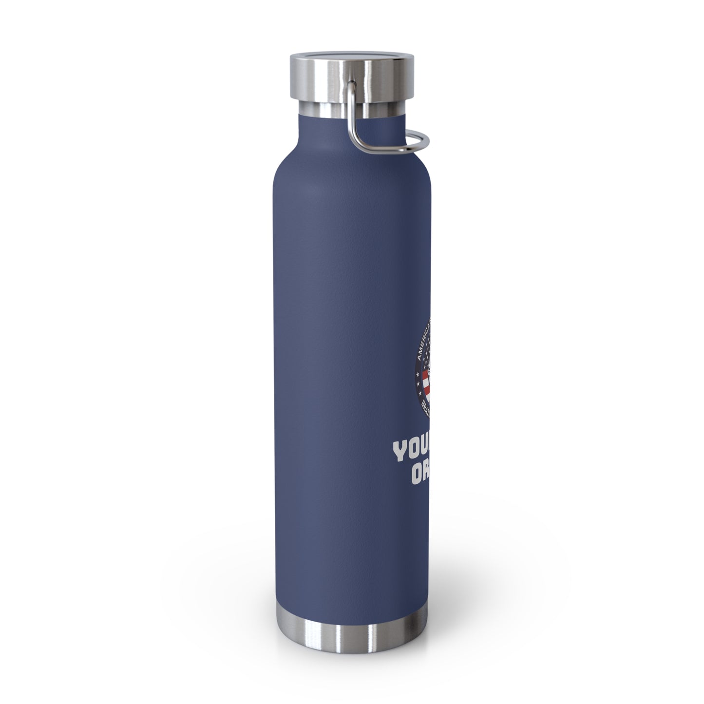 PERSONALIZABLE America's Future Leaders Brazilian Jiu Jitsu Copper Vacuum Insulated Bottle, 22oz