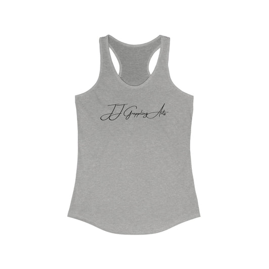 JJ Grappling Arts Signature Minimalists Women's Ideal Racerback Tank, 3 Colors - Next Level