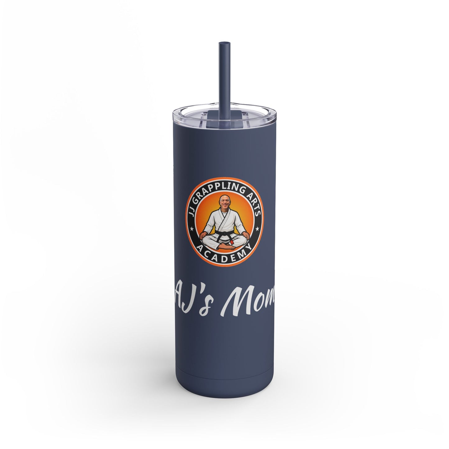 PERSONALIZED JJ Grappling Arts Academy Skinny Matte Tumbler, 20oz, 5 Colors