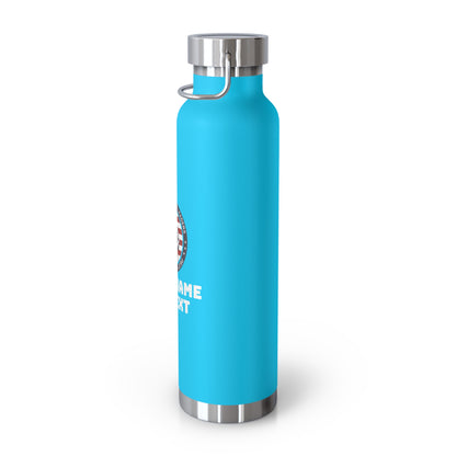 PERSONALIZABLE America's Future Leaders Brazilian Jiu Jitsu Copper Vacuum Insulated Bottle, 22oz