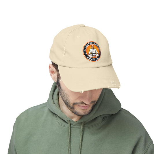 JJ Grappling Arts Academy Unisex Distressed Cap, 6 Colors