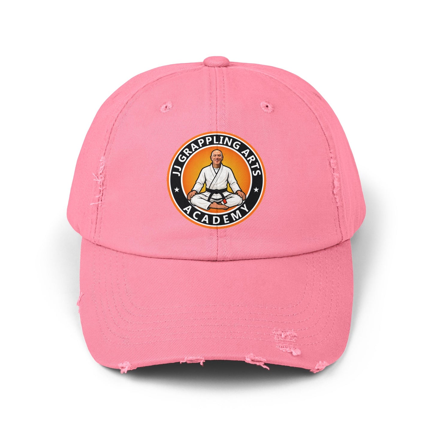 JJ Grappling Arts Academy Unisex Distressed Cap, 6 Colors
