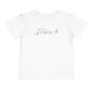 JJ Grappling Arts Signature Minimalist Toddler Short Sleeve Tee, 4 Colors - Bella+Canvas