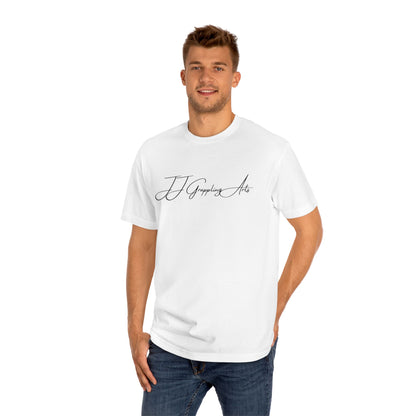 JJ Grappling Arts Signature Minimalist Unisex Classic Cotton Tee, 4 Colors - American Apparel Brand