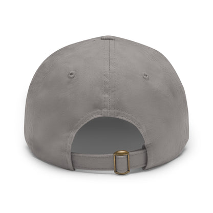 JJ Grappling Arts Academy UNISEX Dad Hat with Black Leather Patch, 4 Colors