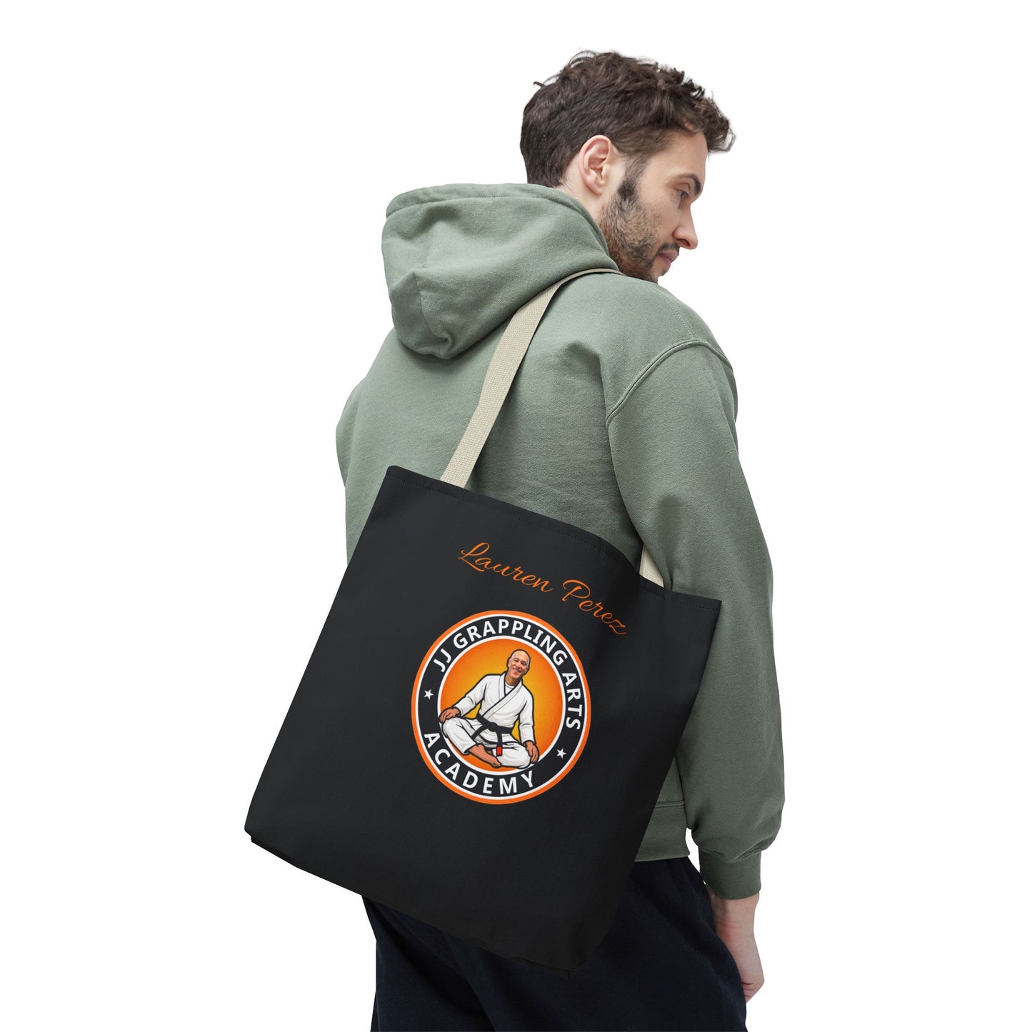 PERSONALIZED JJ Grappling Arts Academy Gi Tote Bag, 5 Handle Colors