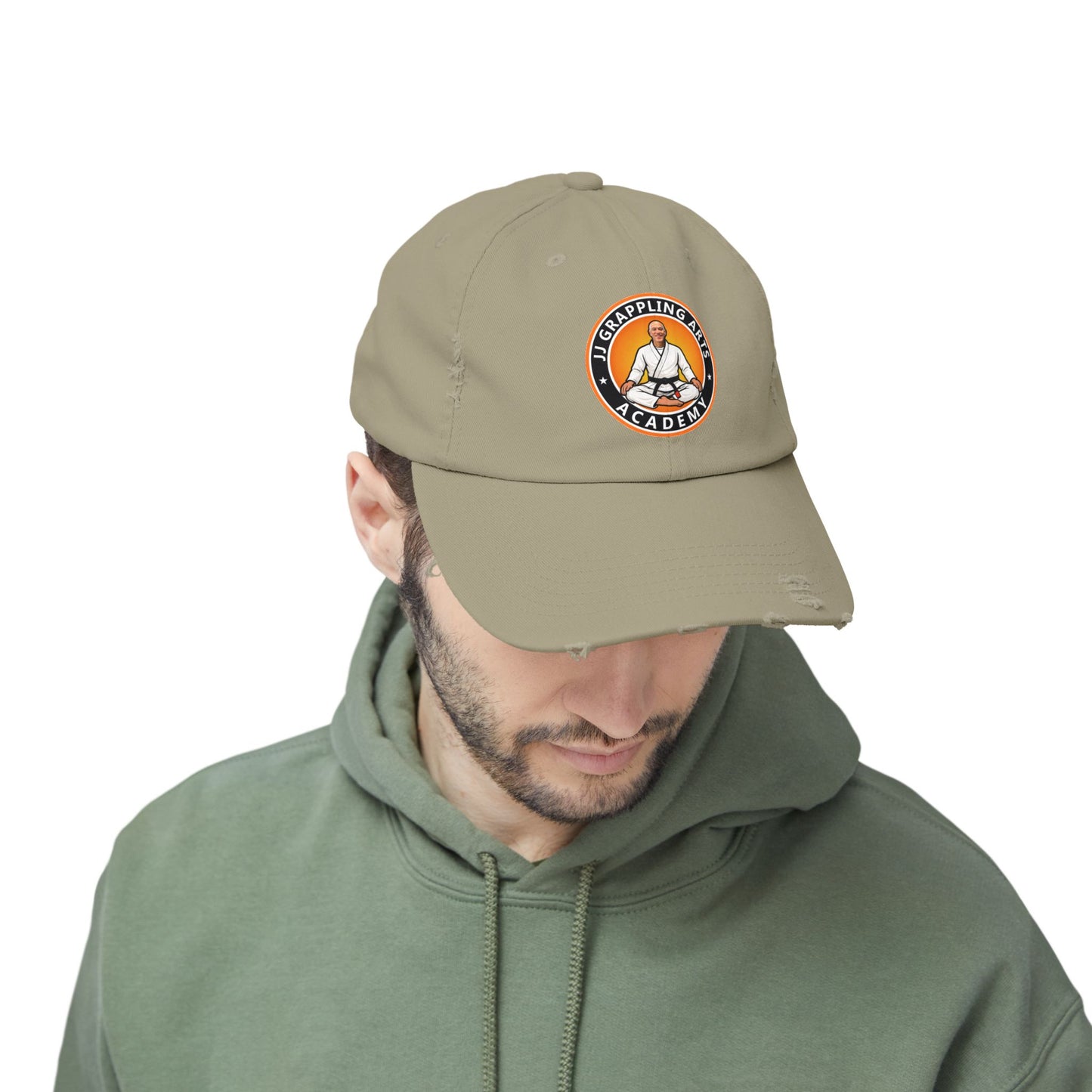 JJ Grappling Arts Academy Unisex Distressed Cap, 6 Colors