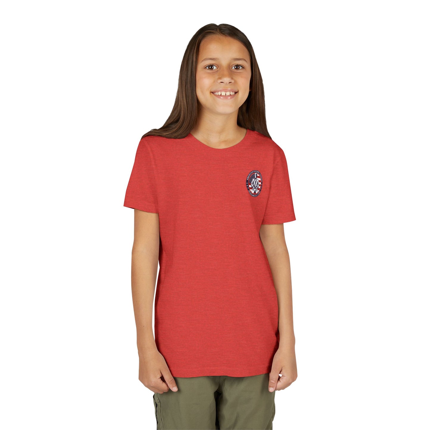 PERSONALIZABLE America's Future Leaders Brazilian Jiu Jitsu Youth Short Sleeve Tee