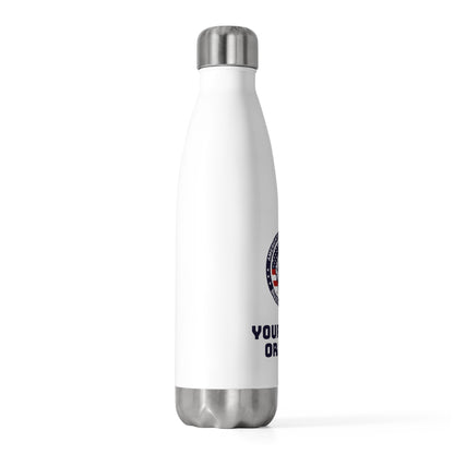 PERSONALIZABLE America's Future Leaders Brazilian Jiu Jitsu 20oz Insulated Water Bottle, 20 oz