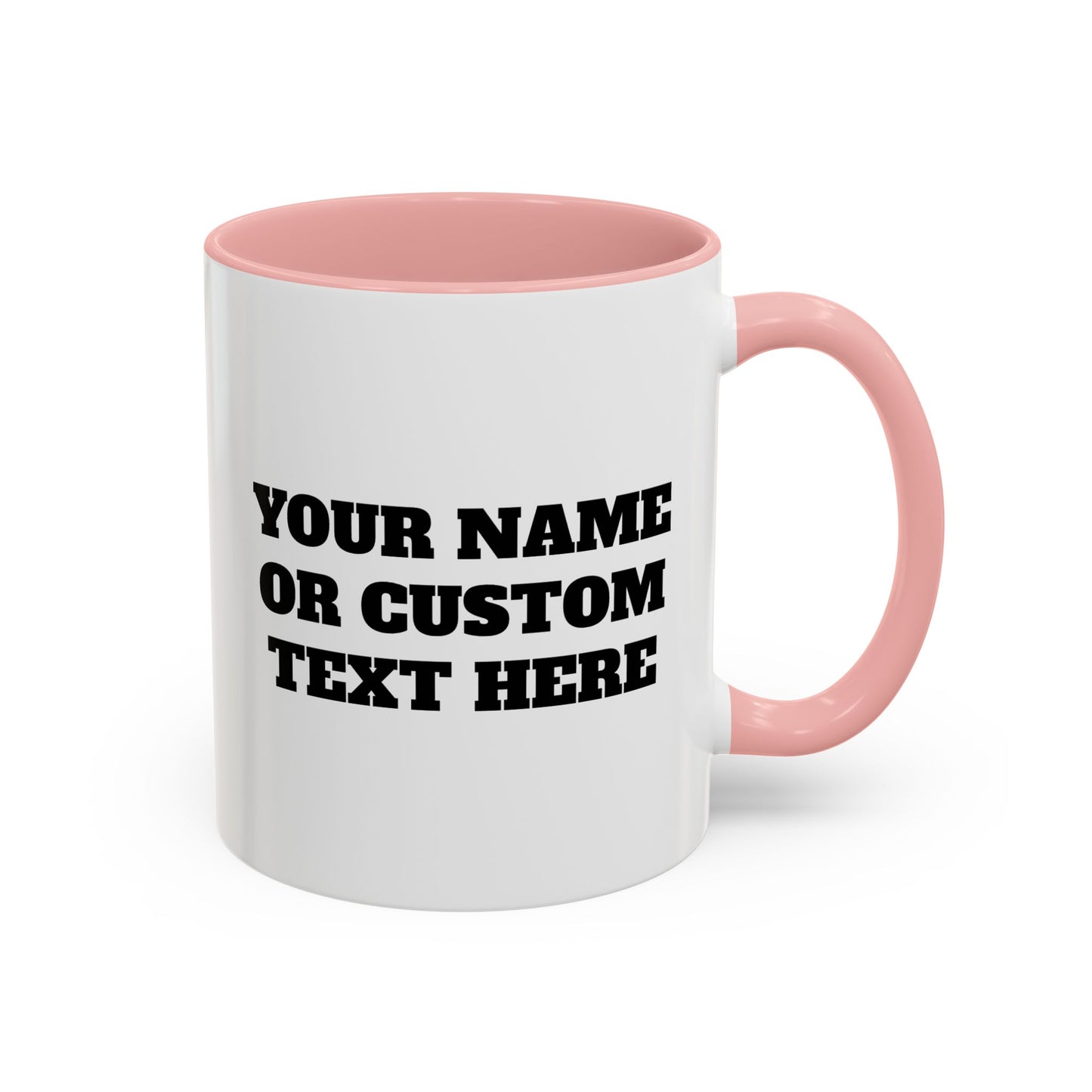 PERSONALIZED JJ Grappling Arts Academy Accent Handle Coffee Mug (11, 15oz), 5 colors