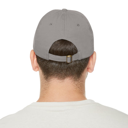 JJ Grappling Arts Academy UNISEX Dad Hat with Black Leather Patch, 4 Colors
