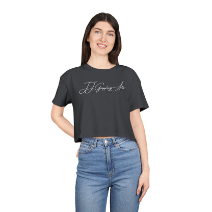 JJ Grappling Arts Signature Minimalist Women's Festival Crop Tee