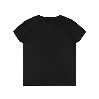 JJ Grappling Arts Signature Minimalist Ladies' V-Neck T-Shirt, 3 Colors - Gildan