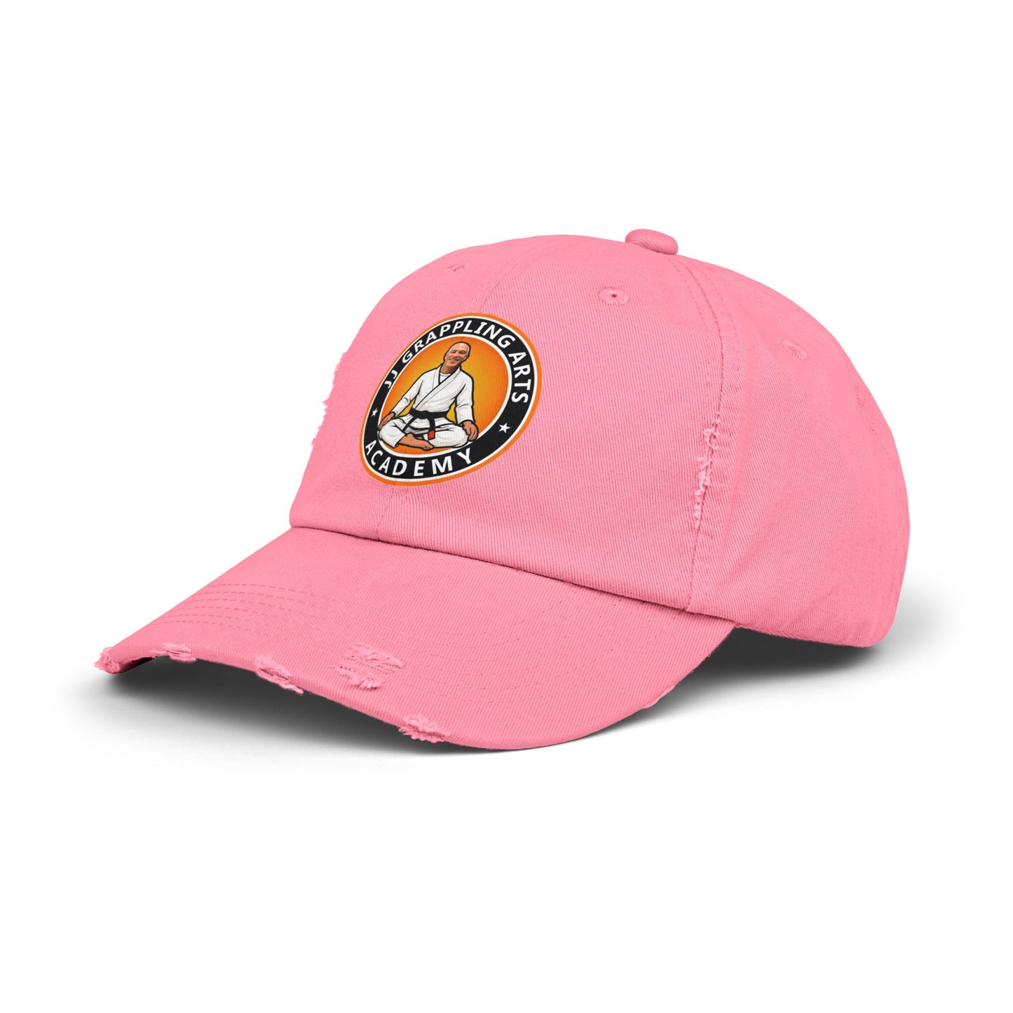 JJ Grappling Arts Academy Unisex Distressed Cap, 6 Colors