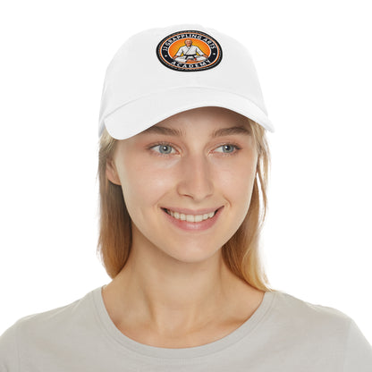 JJ Grappling Arts Academy UNISEX Dad Hat with Black Leather Patch, 4 Colors