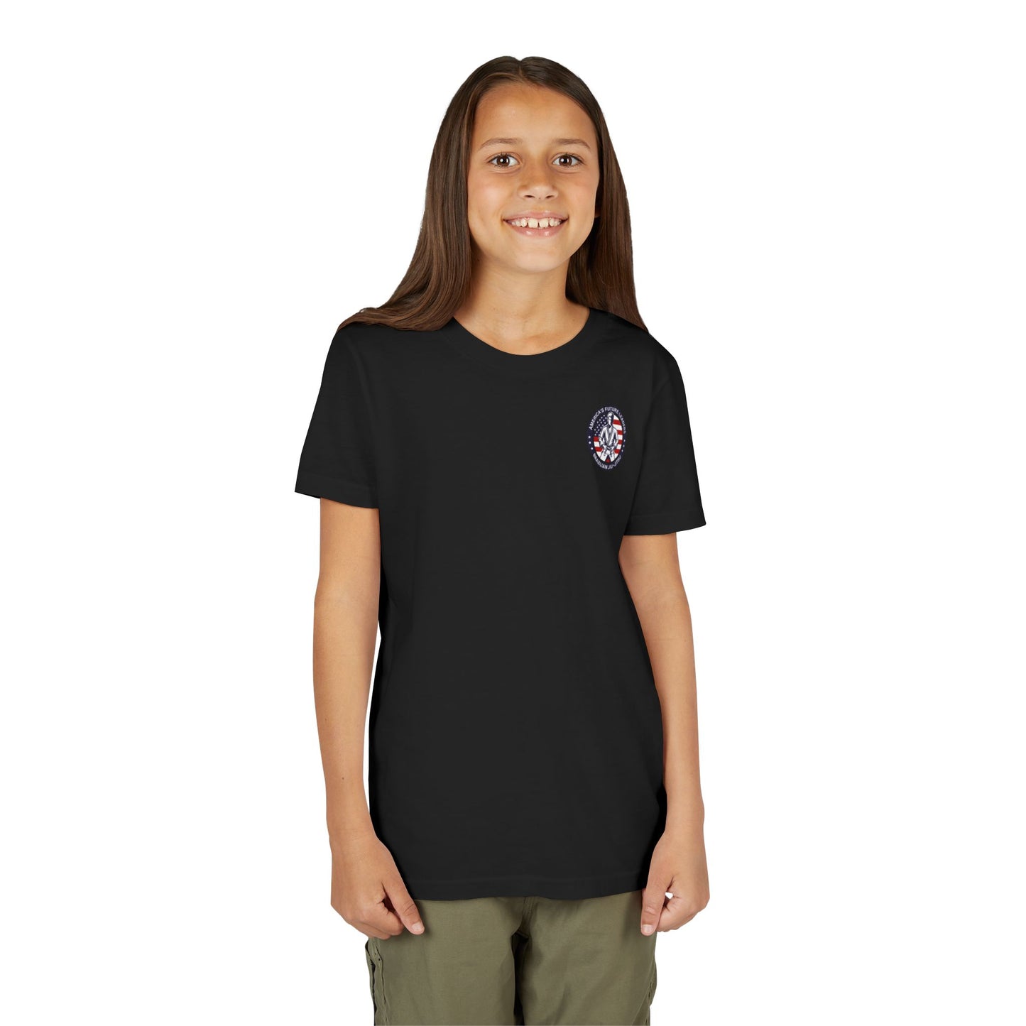PERSONALIZABLE America's Future Leaders Brazilian Jiu Jitsu Youth Short Sleeve Tee