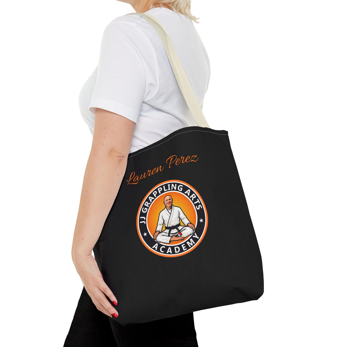 PERSONALIZED JJ Grappling Arts Academy Gi Tote Bag, 5 Handle Colors